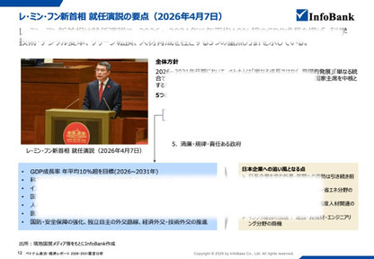 ベトナム政治レポート｜ トーラム書記長・フン首相体制と日本企業への影響を考察（2026年〜2030年）
